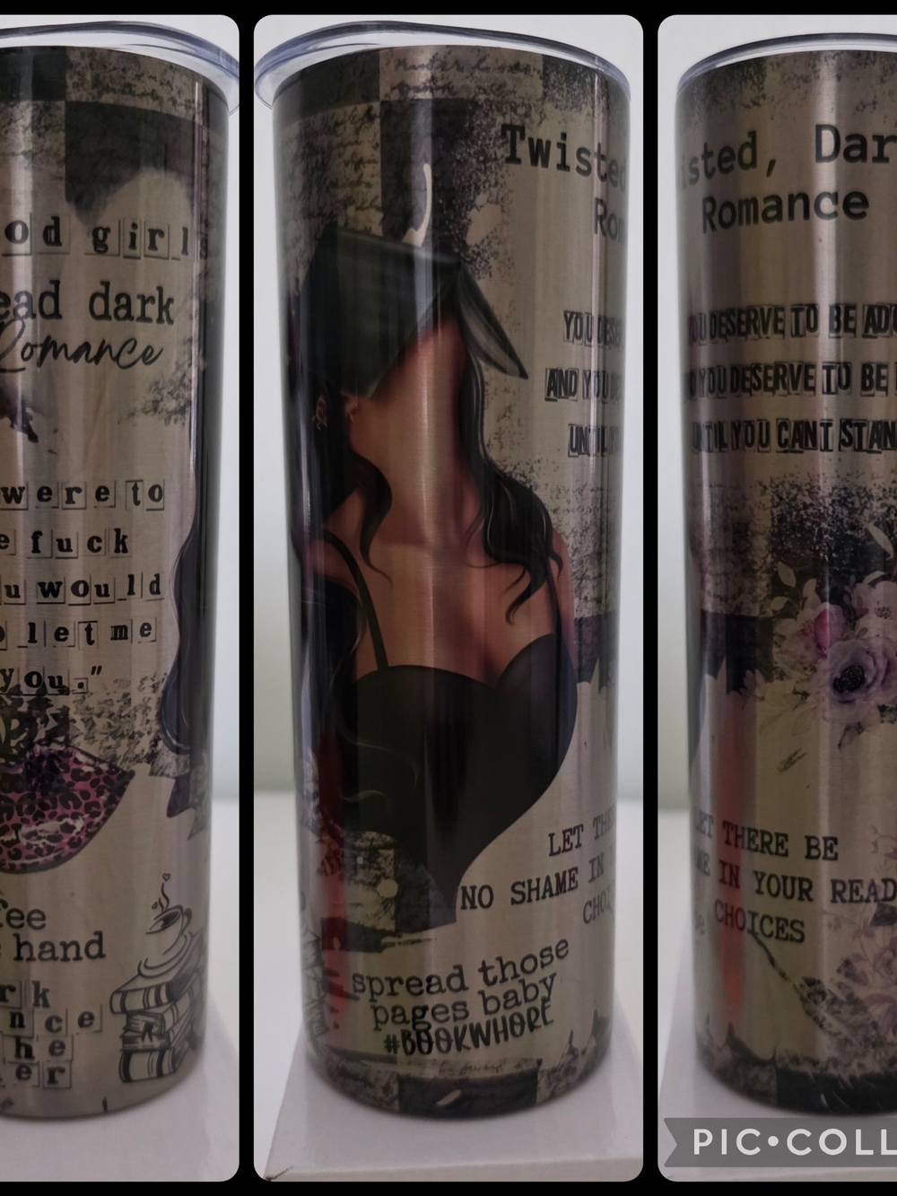 Twisted Dark Romance Stainless Steel Tumbler - Black